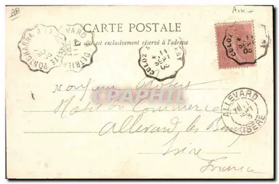Traje Bresson — Turco com guarda-chuva — Louis Martinet, editor Nymro Mercier, Bourg (Ain) — Verso