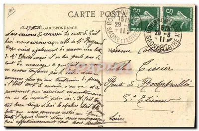 Stare stroje bressańskie - Rigodon — B. Ferrand, wyd., Bourg (Ain) n° 5688 — Rewers