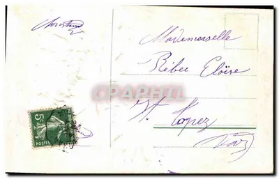 Kwiat róży — Dobre wspomnienie z Paryża — wydawca nieznany — Rewers