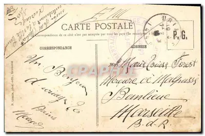 URIAGE-LES-BAINS — O Tênis — P. Gaude, fot.-edit., Grenoble, n° 649 — Verso