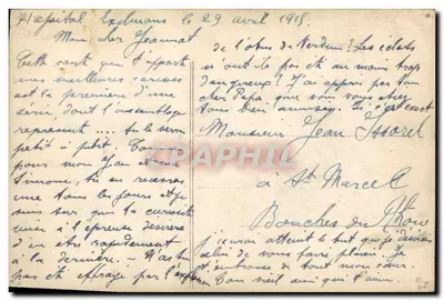 Camp de Ligne — scène de camp militaire — éditeur Moisangs, n° 220 — Verso