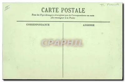 Nice — Karneval 1906 — Die Pierrots — LL. — Rückseite