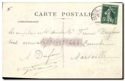 Las Świętej Baume — „Grand Draïo” — Hôtel de la Sainte-Baume, nr 11 — Rewers
