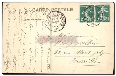 HYÈRES - Sous-Bois de la Plage — Pariumerie Chambourlier, Hyères, n°240 — Verso