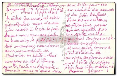 Gigantyczny ceder w Gouroual — ok. Aix-en-Provence — Éditions Photostyl, Paris — Rewers
