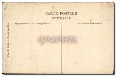 Louvain-Heverlé — La Drève du Château — Fot. H. Bertel, t. Rogier, Bruksela — Rewers