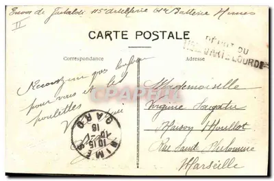 Nîmes - Jardin de la Fontaine - Le Cèdre — A.R. n°23 — Verso