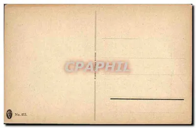 Pêssegos e rosas — natureza morta — Fabricação Suisse, n° 813 — Verso