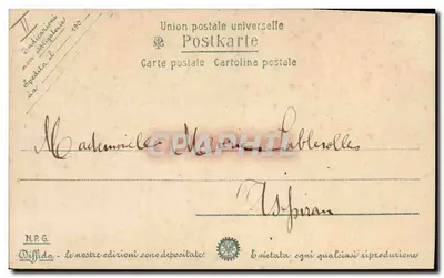 Święta Maryja — 44 — wydawca W. Lablerolles, Annoté — Rewers