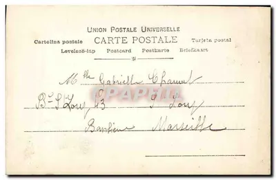 Jovem mulher em vestido colorido — editor Rewhlinger, n° 937/8 — Paris — Verso