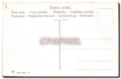 La estocada — scène de tauromachie — série 1059 — Verso
