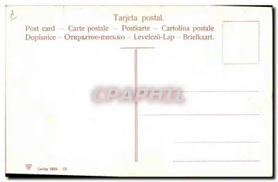 Arrastre — espetáculo de touro puxado por cavalos — série 1059, n°12 — Verso