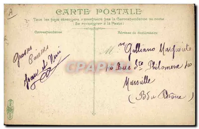 Marinha Francesa — Exercício com revólver — L.V. & Cie, n° 5112 bis — Verso