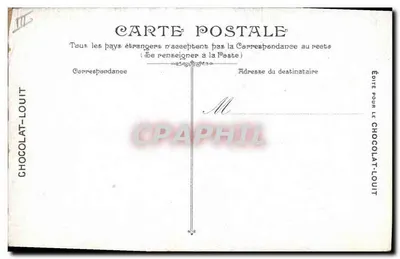 Infanteria — Wewnętrzne wnętrze posterunku policji — LV & C°, n° 3538 — Rewers