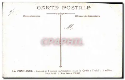 Oficer w mundurze — portret — La Confiance, Paryż — Rewers