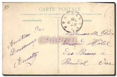 Velhos Trajes Bressans — Les Courtisail — B. Ferrand, editor, 41 Rue Centrale (Ain) — Verso