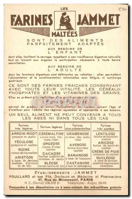 Burgundia — Stare prowincje Francji — Wydane przez Farines Jammet — Rewers