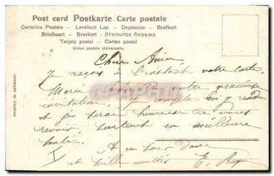 Violettes — Gage d'Amitié — SER.718 — Achterkant