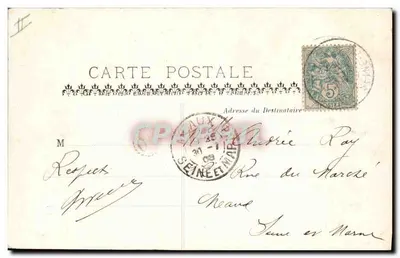 Bois de Cise — A Terrasse — LL. — N° 159 — Verso