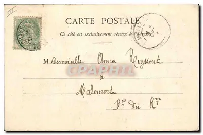 Pierrot adwokat — scena komediowa — fototypia A. Bécerot i synowie — Nancy — Rewers