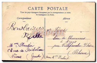 Nîmes — De Grote Ceder — Uitgave Nouvelles Galeries - Nîmes — Achterkant