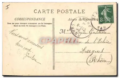 La Sainte-Baume - Árvore da Floresta — Phototypic E. Lacour - Marselha, n° 2240 — Verso