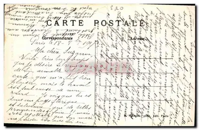 SAINT-LOUD — Na Floresta — E.M. n°3151 — Verso