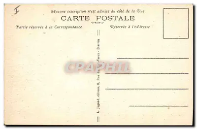 Hortênsias e Tamarinos - Caminho sob a Atalaya — Biarritz, n°25 — Verso
