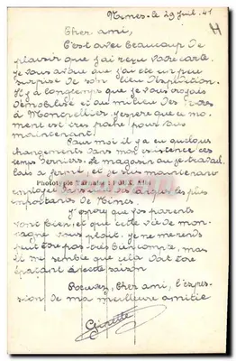 Nîmes - Jardim da Fontaine - O Cedro — Verso