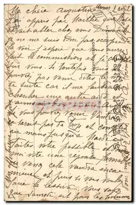 LA LOUVESC. — Jaskiniowa dolina w lesie z gigantycznymi sosnami — D. Paillet, Lyon, nr 22 — Rewers