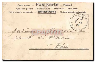 Citroenen op tak — Original-Photochromie N. & O. D. nr. 232 — uitgever N. & O. D. — Achterkant