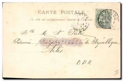 Arranjo de pensos e flores — Série 276 — Editores Paris — Verso