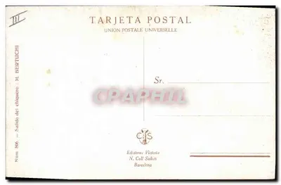 Bieg byka — corrida — Wydawnictwo Victoria N. Coll Salieti, nr 806 — Rewers