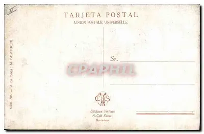 A los toros — Edições Victòria N. Coll Salieti, Barcelone — N° 885 — Verso