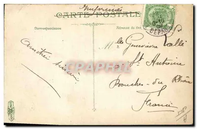 Infanteria — Muzycy przygotowujący się do koncertu — V. & C. nr 3595 — Rewers
