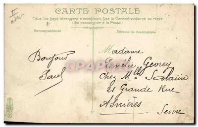 Infanterie — Au réfectoire — L.V.&C° n°3615 — Verso