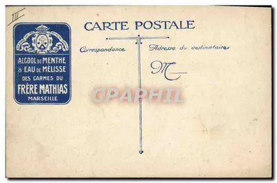 Soldados em campanha — Uma boa partida — Frère Mathias, Marselha — Verso