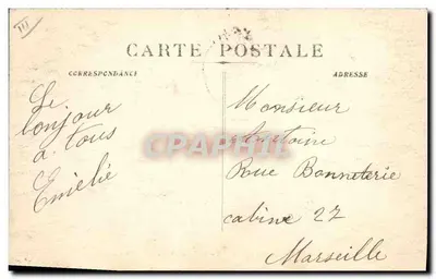 Aix-en-Provence — Carnaval XXIII — Thétis e Océan (divindades marítimas) — editor desconhecido — Verso