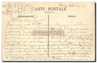 Les Ebaudes w Bresse — B. Ferrand, wydawca, 41 Rue Centrale, Bourg (Ain) — nr 15 — Rewers