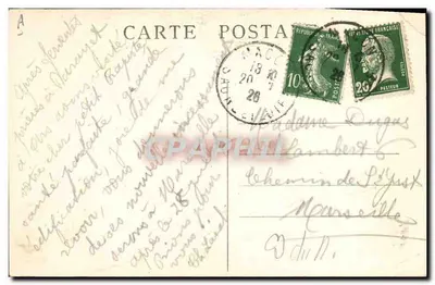 Bressane idąca na rynek — L. Ferrand, wyd. Bourg — n°52 — Rewers