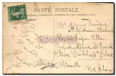Grasse — Bulwar Gra Ballon — Vve Bellessime, wyd., Grasse — Rewers
