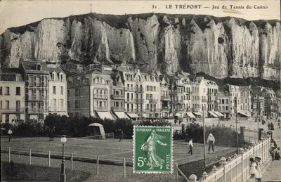 Le Tréport — Jeu de Tennis du Casino — éditeur non visible, n° 51