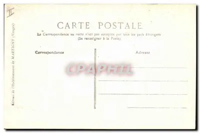 Martigny-les-Bains - O Tênis — Edição do Estabelecimento de Martigny (Vosges) — Verso