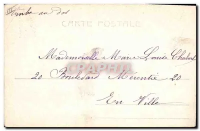 Deux enfants en costumes de clown — scène de studio — ALTERGEE-TERNI n°4303 — Rückseite