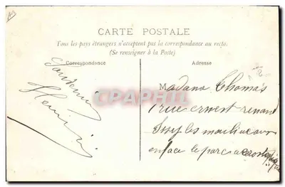 Destruction dans la forêt — cyclone du 16 juin 1908 — Paris, n°33 — Verso