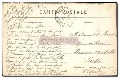 Allouville - Le Gros Chêne — Casa Delanare, edição Yvetot — n°199 — Verso
