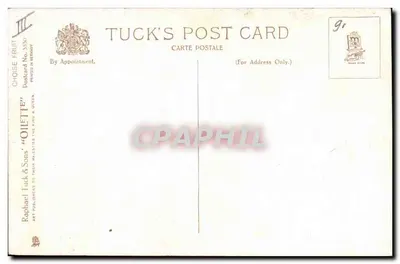 Natureza morta com frutas — Tuck & Sons, n° 3550 — Verso