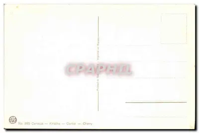 Cereja — Impresso na Suíça — No. 395 — Verso