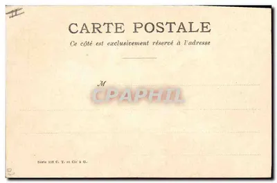Tulipas com listras vermelhas e amarelas — Série 118 C. T. et Cie à G. — Verso