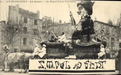 Aix-en-Provence - Le Corso. — Sua Majestade Vol-au-Vent surpreendida — Goll, Jeanne, n°77